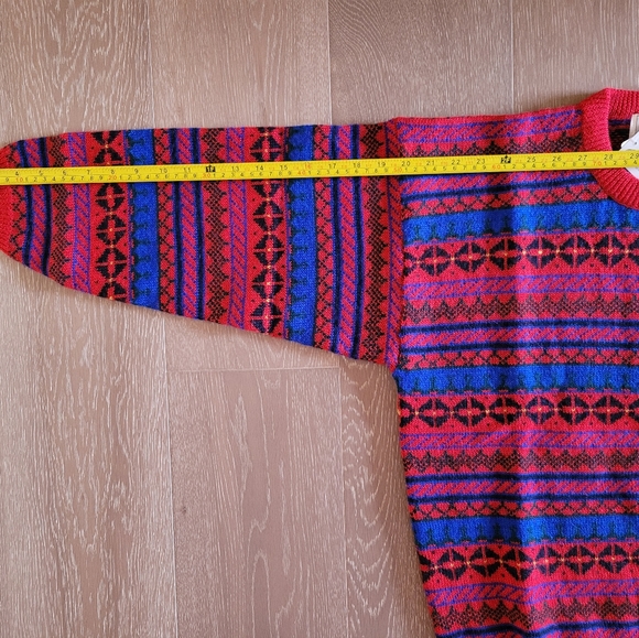BNWT 100% WOOL chunky knit vintage sweater - Picture 6 of 8